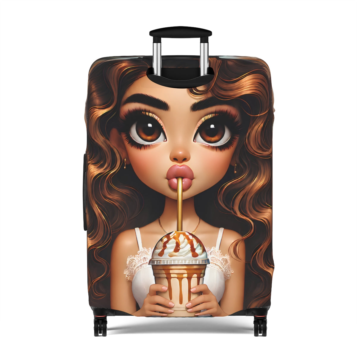 Camille | Caramel Crush Luggage Cover