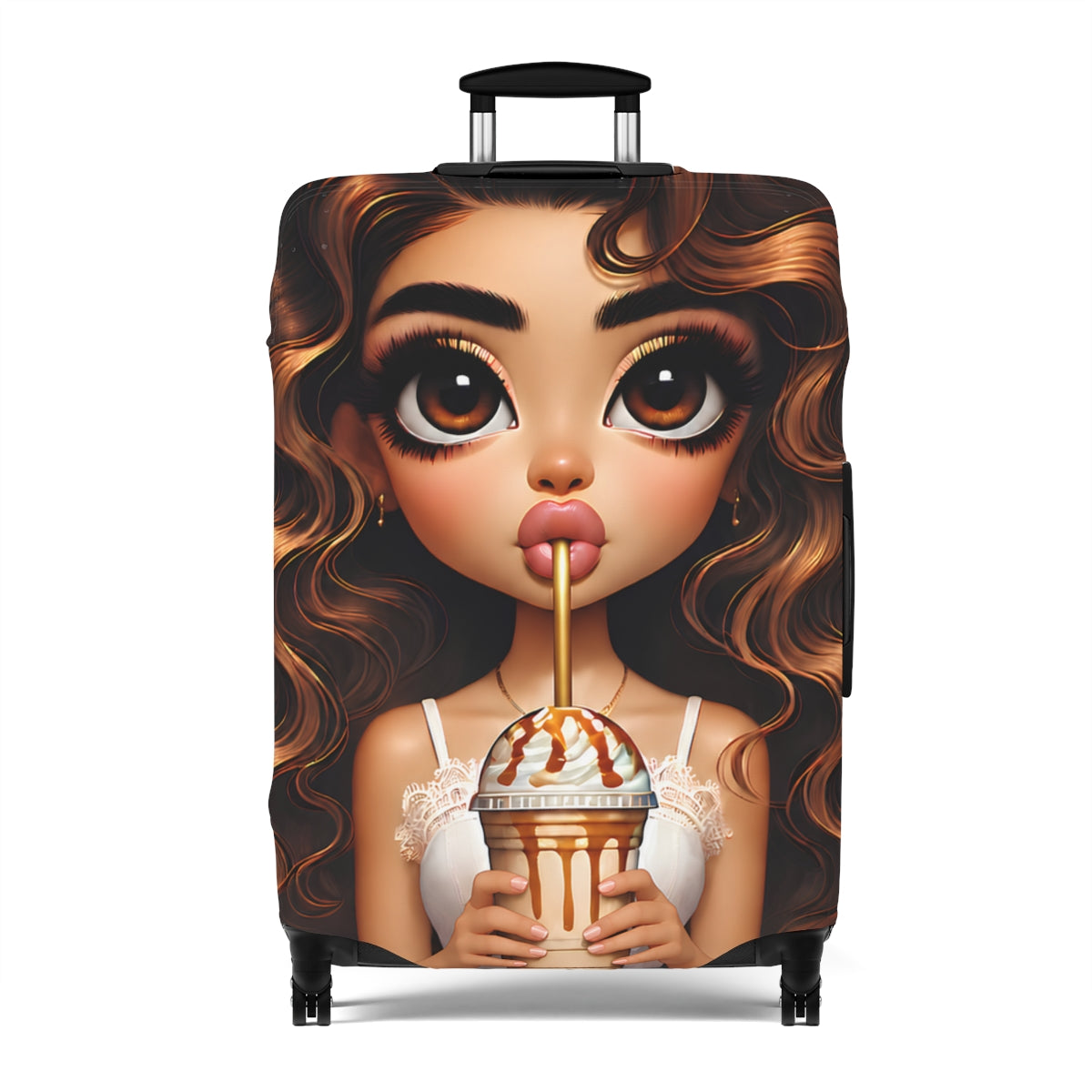 Camille | Caramel Crush Luggage Cover