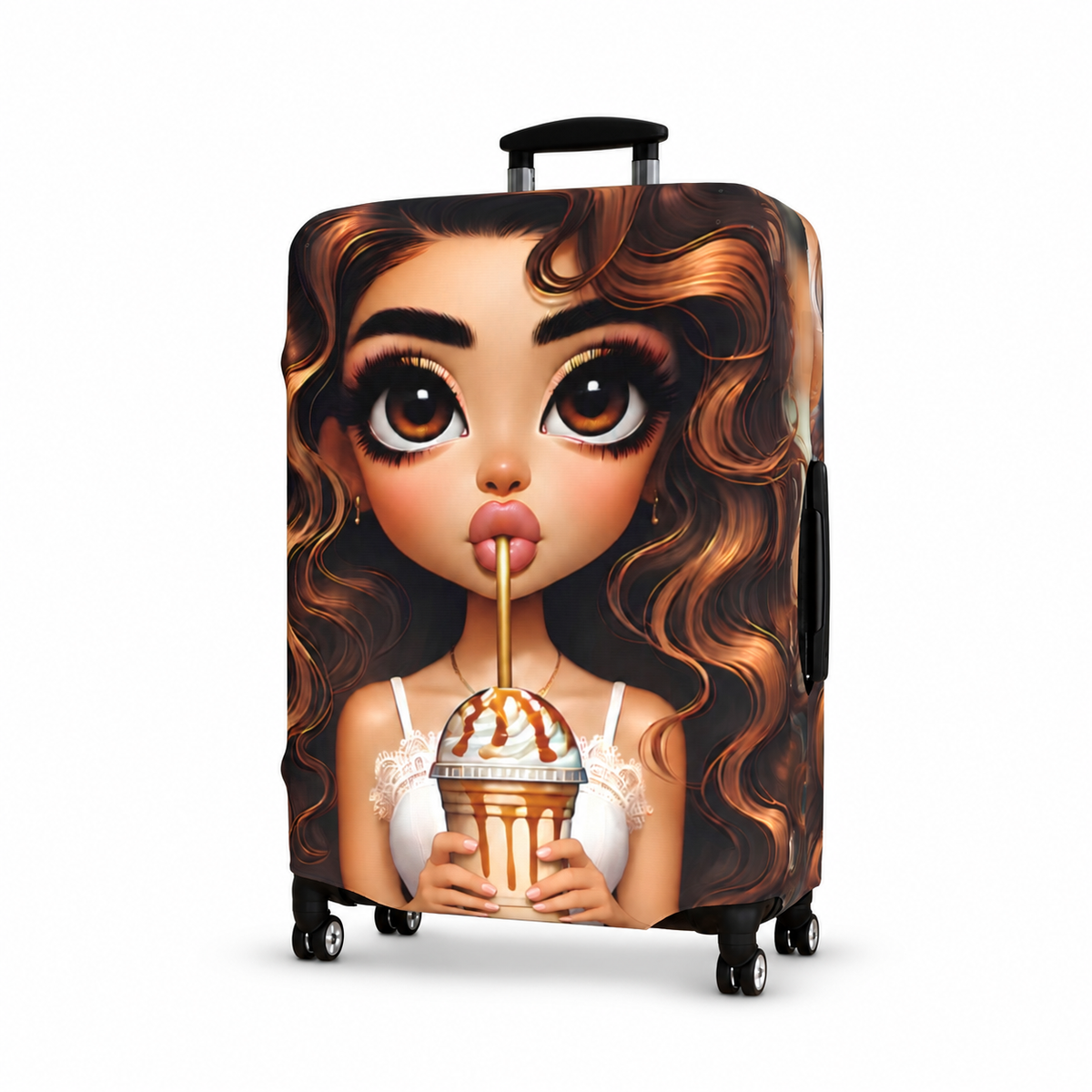 Camille | Caramel Crush Luggage Cover