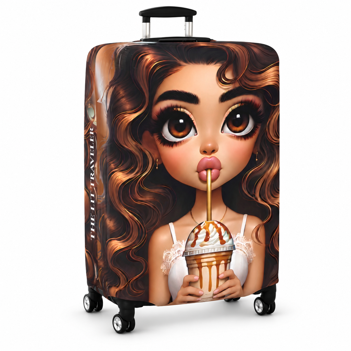 Camille | Caramel Crush Luggage Cover