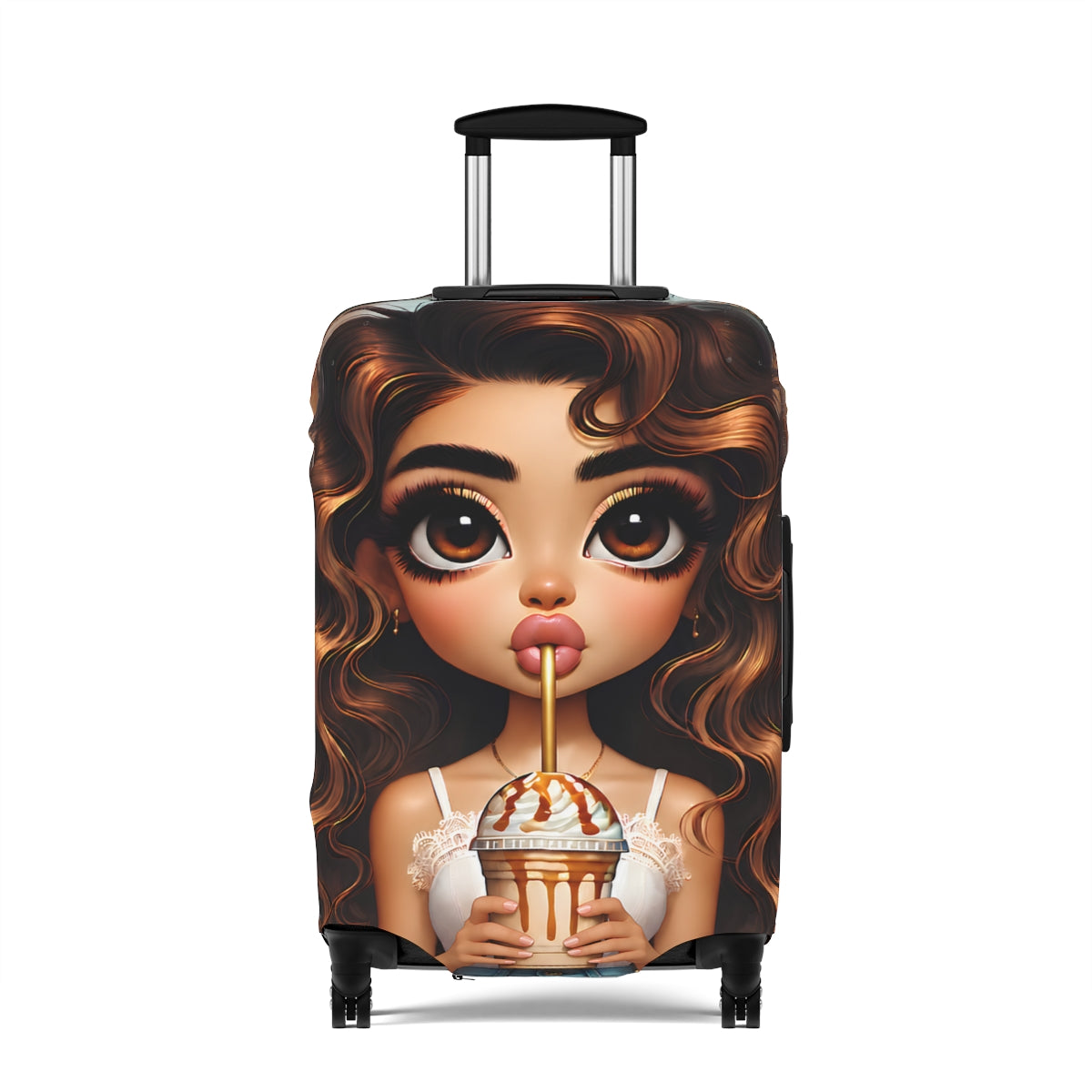 Camille | Caramel Crush Luggage Cover