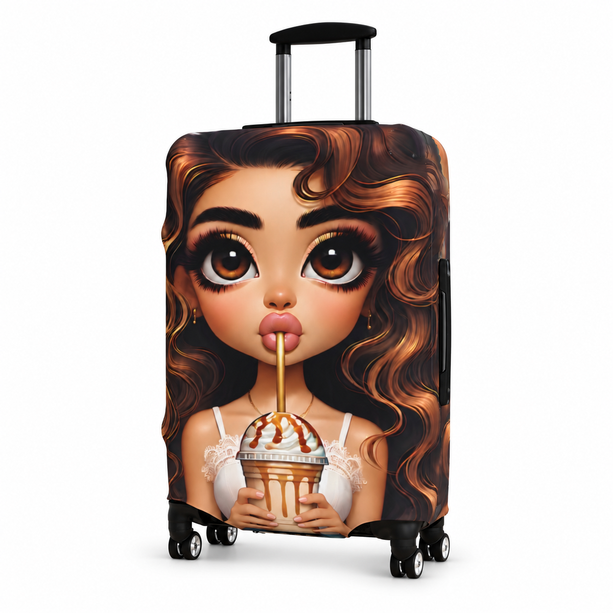 Camille | Caramel Crush Luggage Cover
