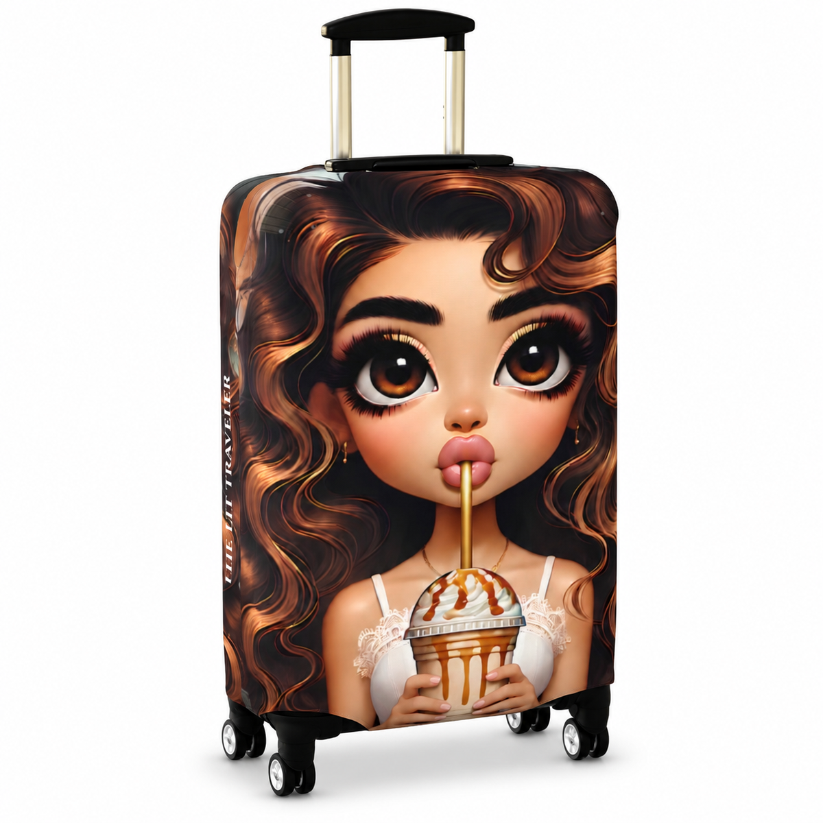 Camille | Caramel Crush Luggage Cover