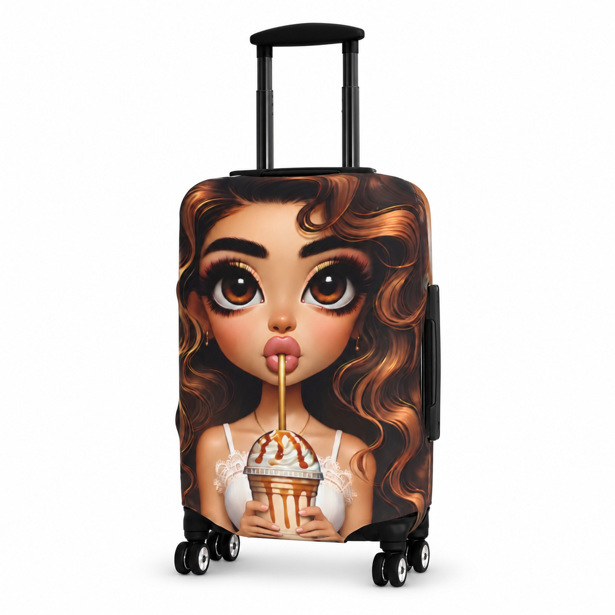 Camille | Caramel Crush Luggage Cover