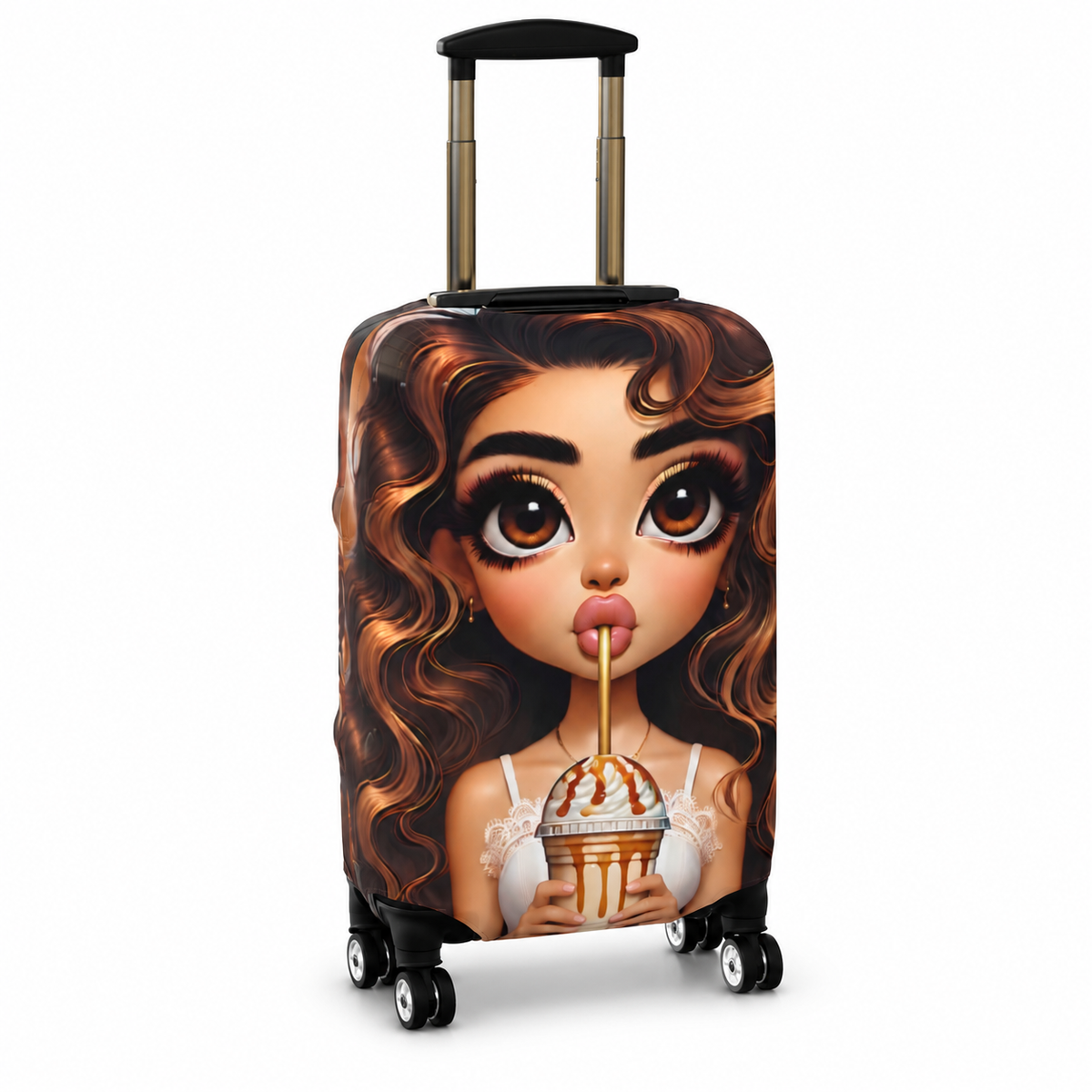 Camille | Caramel Crush Luggage Cover
