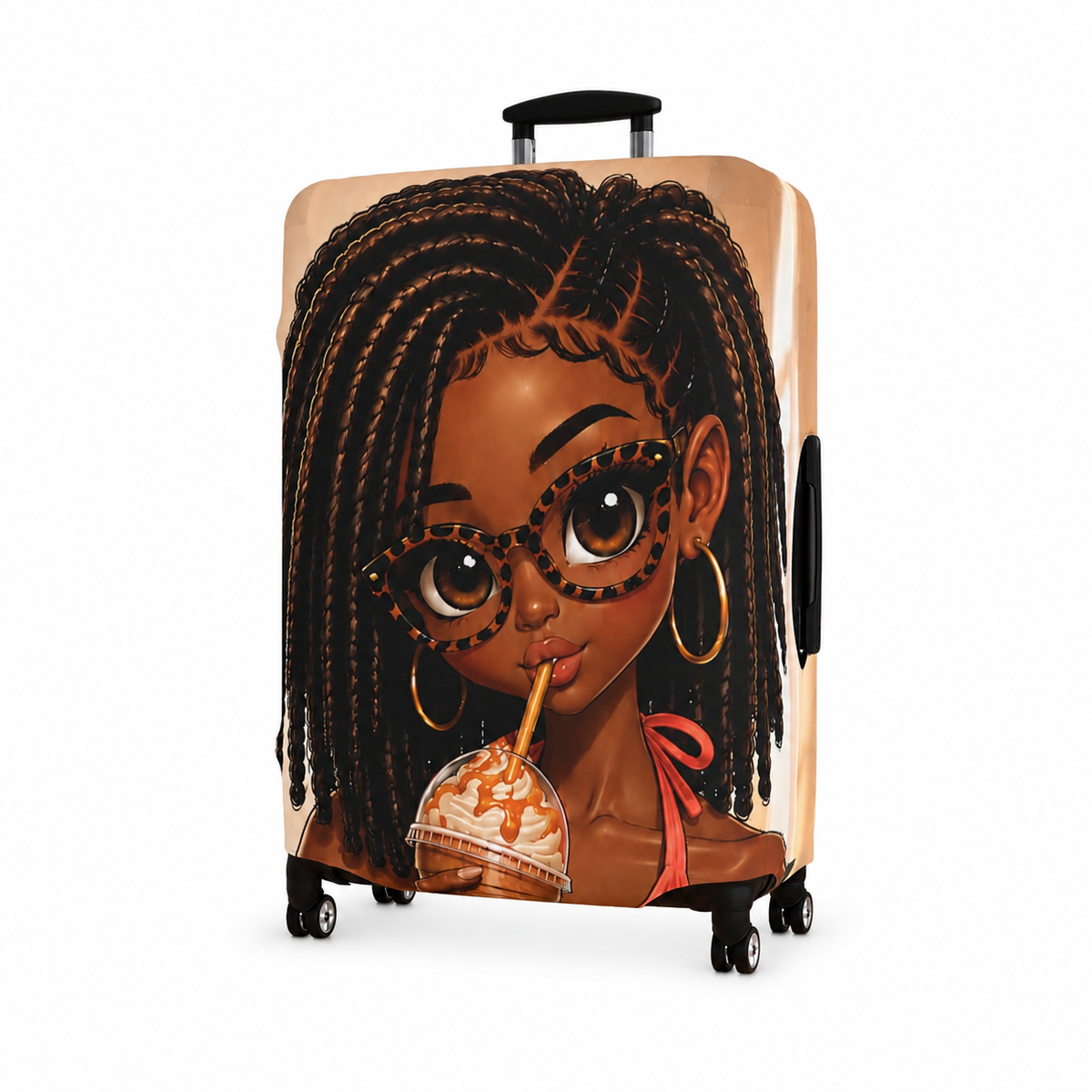 Kennedy | Caramel Whip Luggage Cover