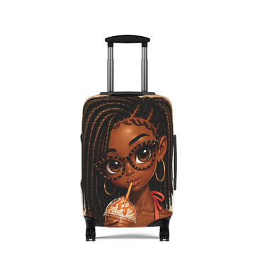 Kennedy Caramel Whip coffee lover luggage cover for women