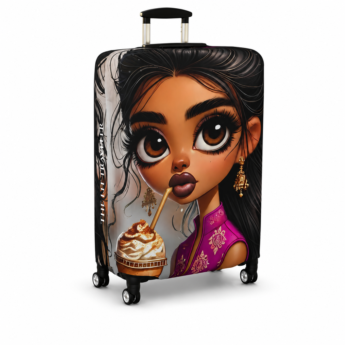 Amara | Chai Glow Luggage Cover