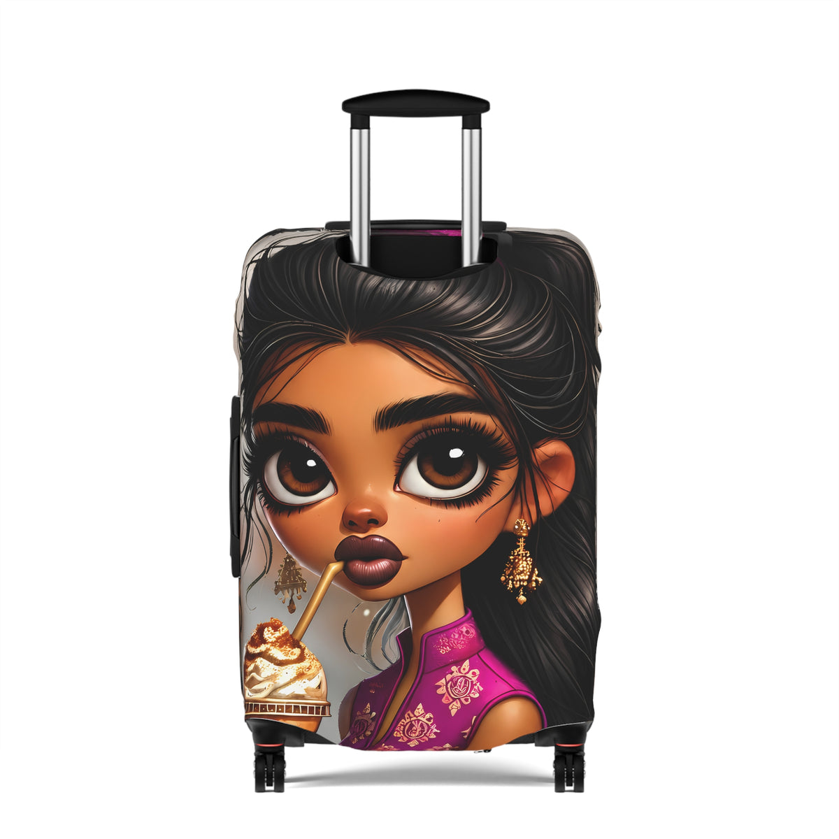 Amara | Chai Glow Luggage Cover