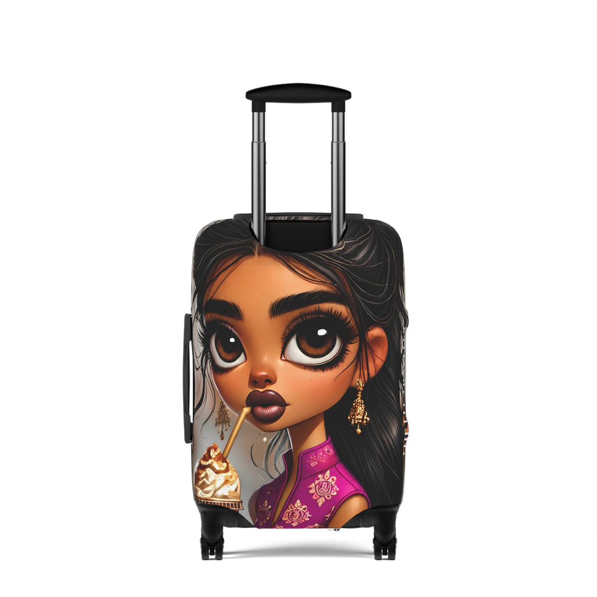 Amara | Chai Glow Luggage Cover