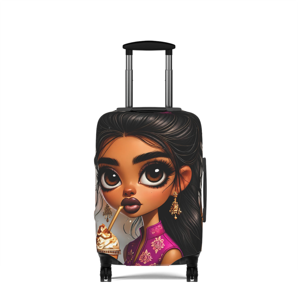 Amara Chai Glow chai lover luggage cover for women