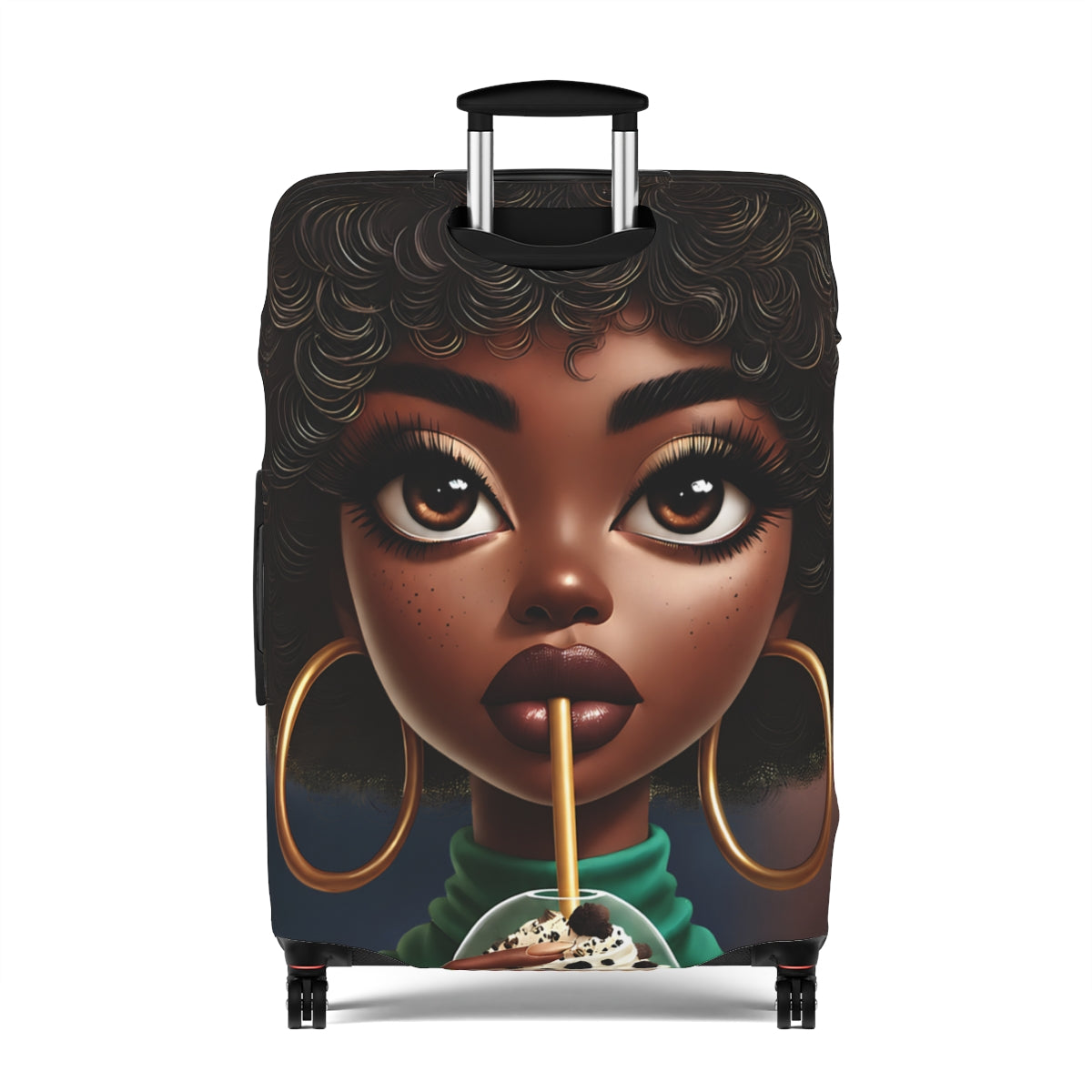 Nia | Cookies & Cream Luggage Cover
