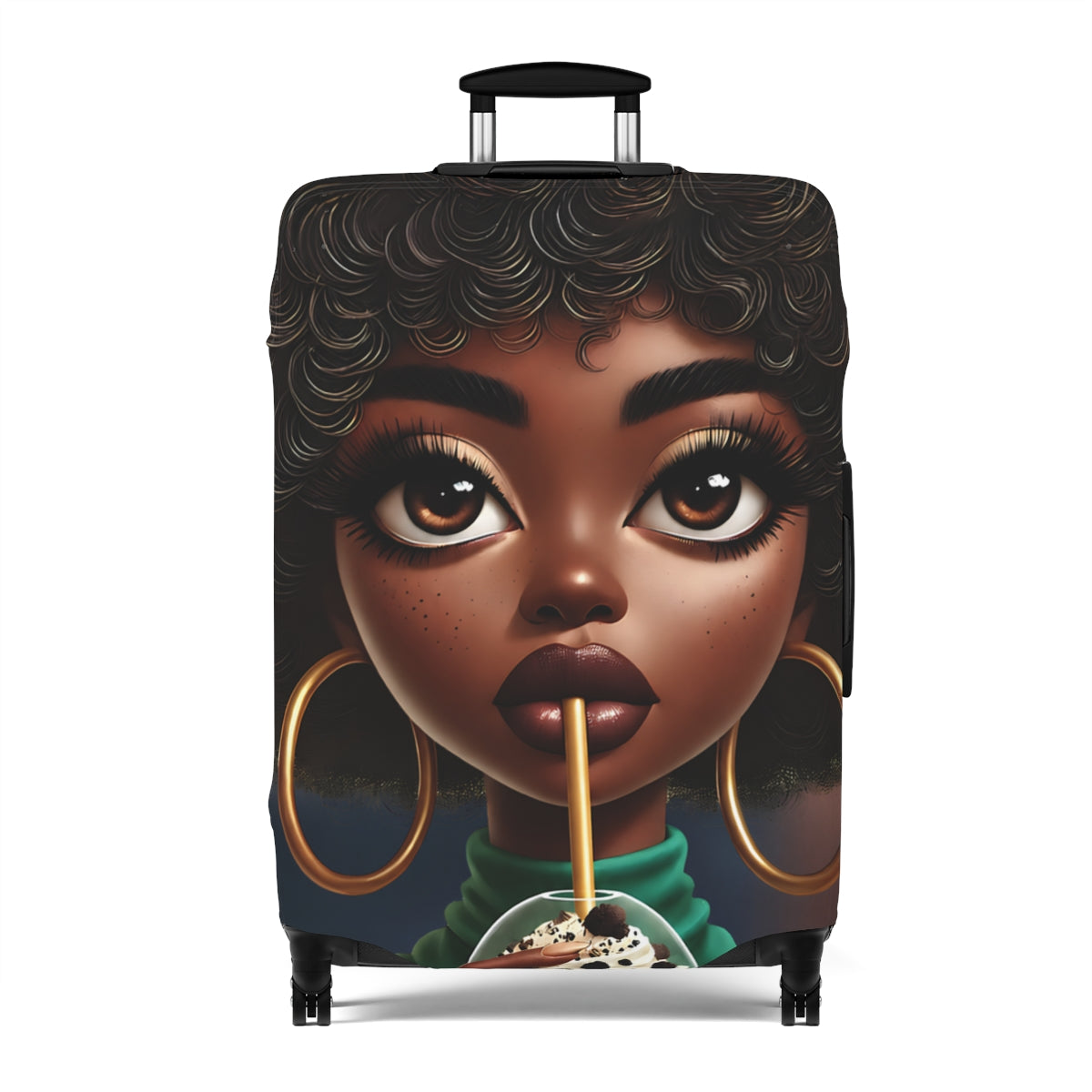 Nia | Cookies & Cream Luggage Cover
