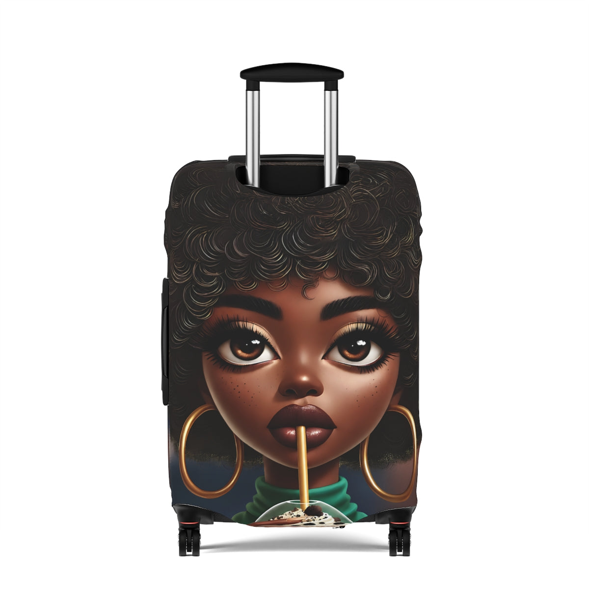 Nia | Cookies & Cream Luggage Cover