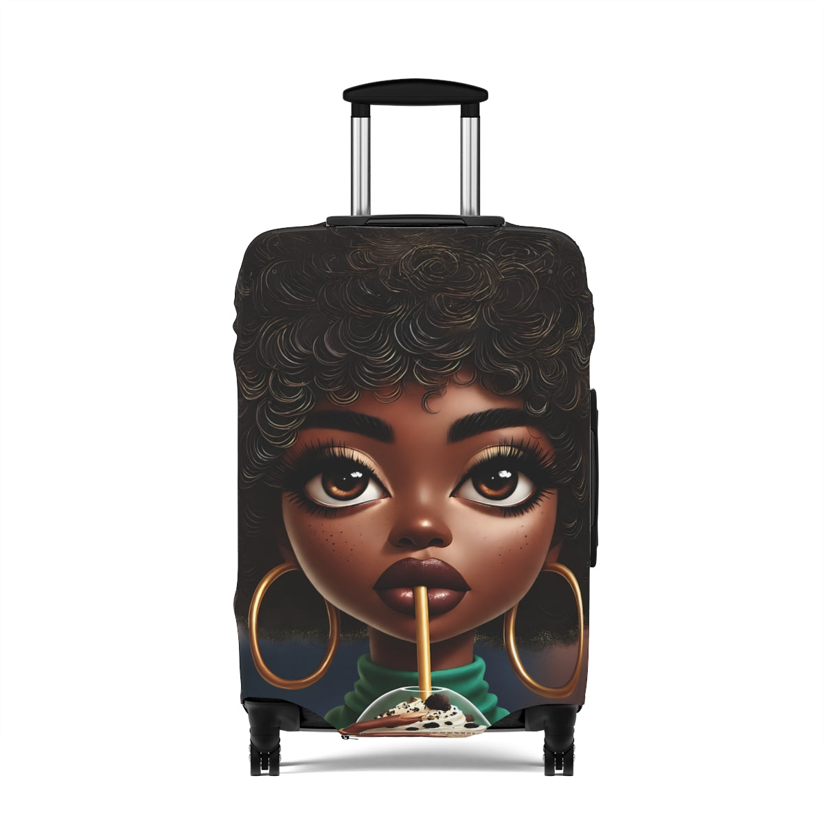 Nia | Cookies & Cream Luggage Cover