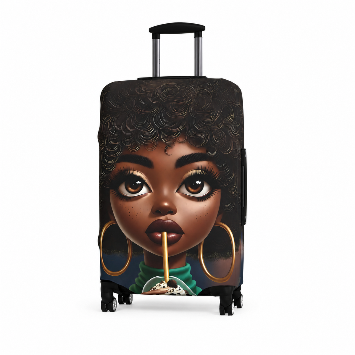 Nia | Cookies & Cream Luggage Cover