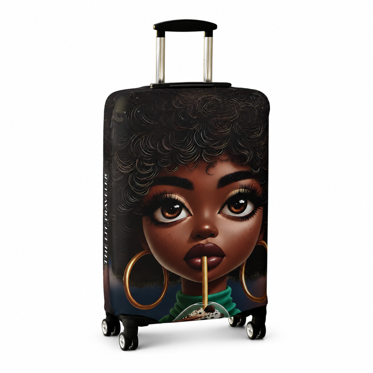 Nia | Cookies & Cream Luggage Cover