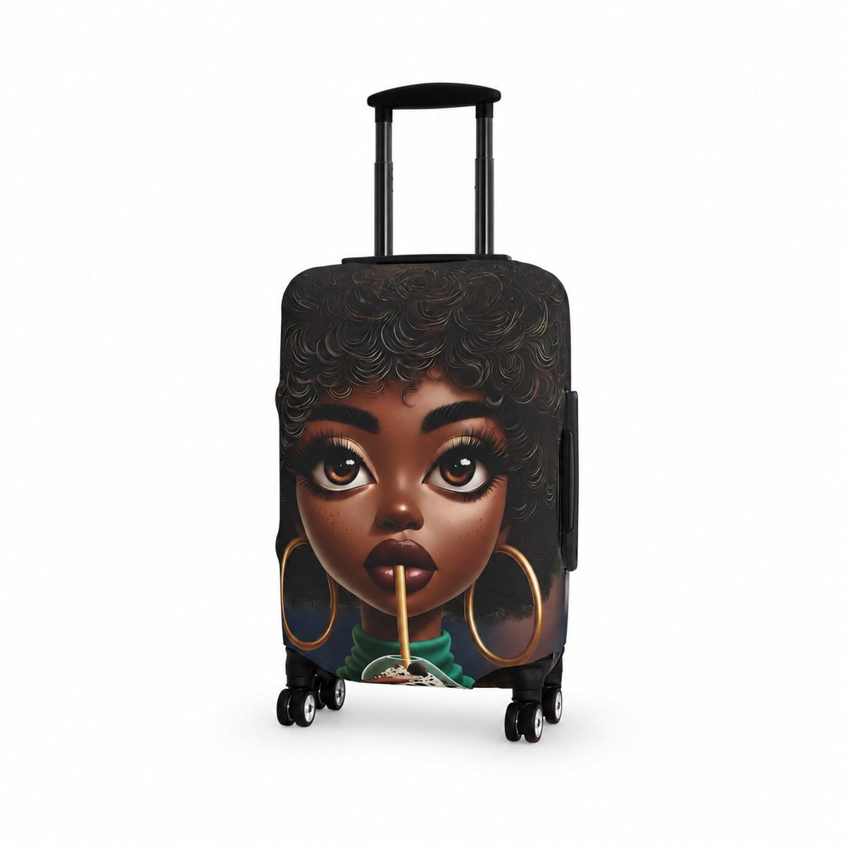 Nia | Cookies & Cream Luggage Cover