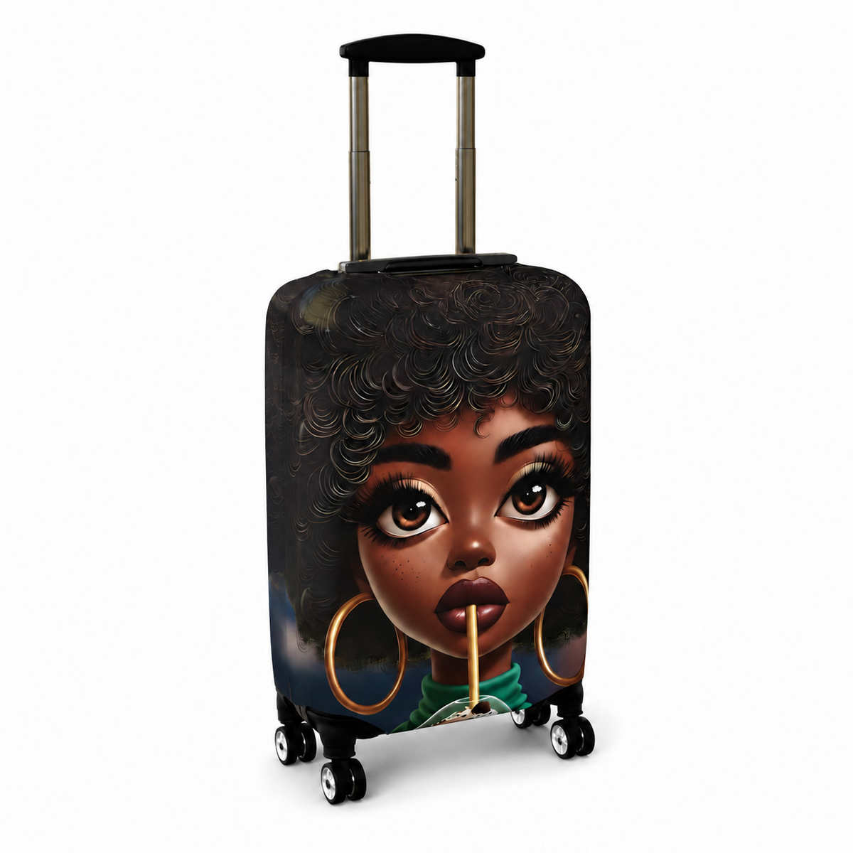Nia | Cookies & Cream Luggage Cover