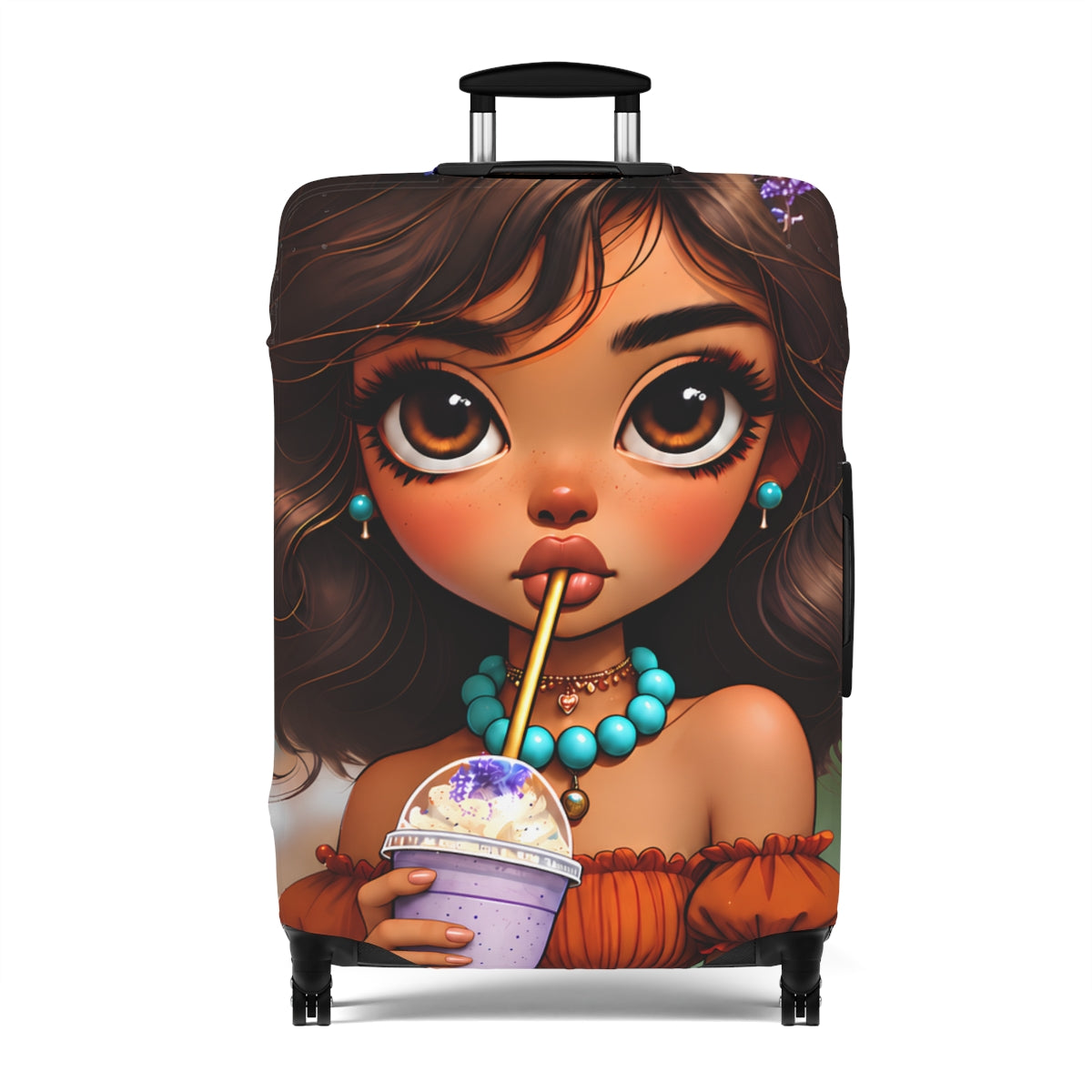 Zara | Lavender Bloom Luggage Cover
