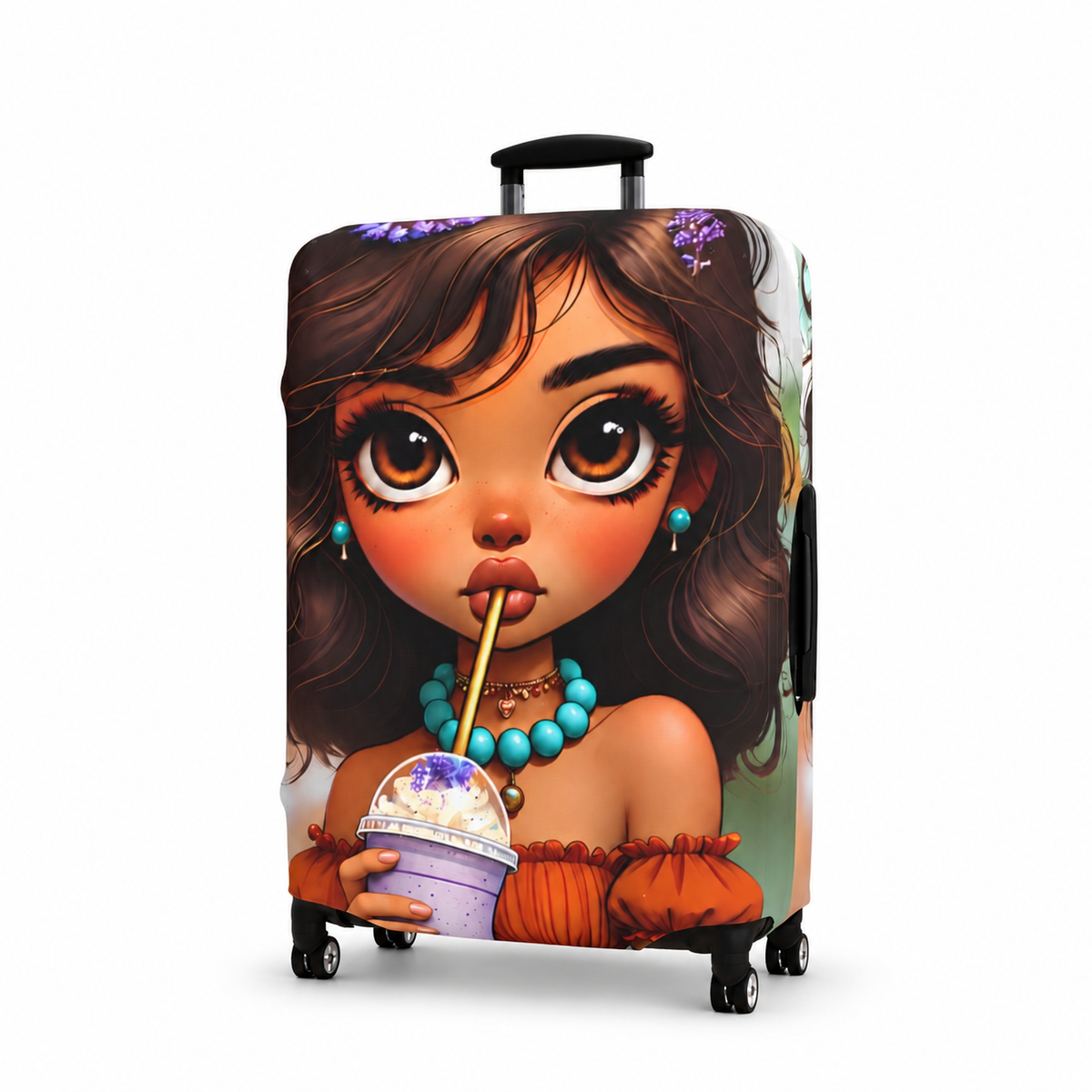 Zara | Lavender Bloom Luggage Cover