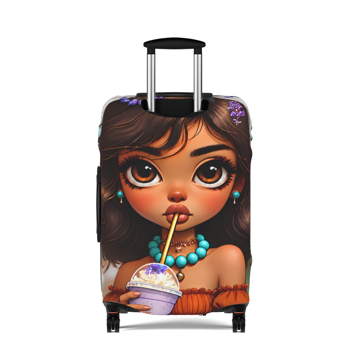 Zara | Lavender Bloom Luggage Cover