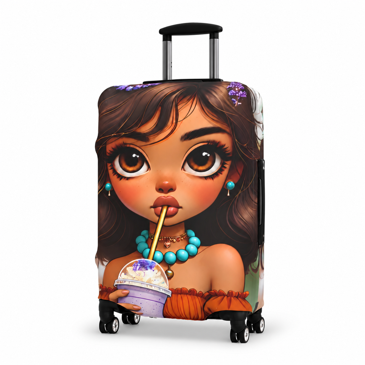 Zara | Lavender Bloom Luggage Cover