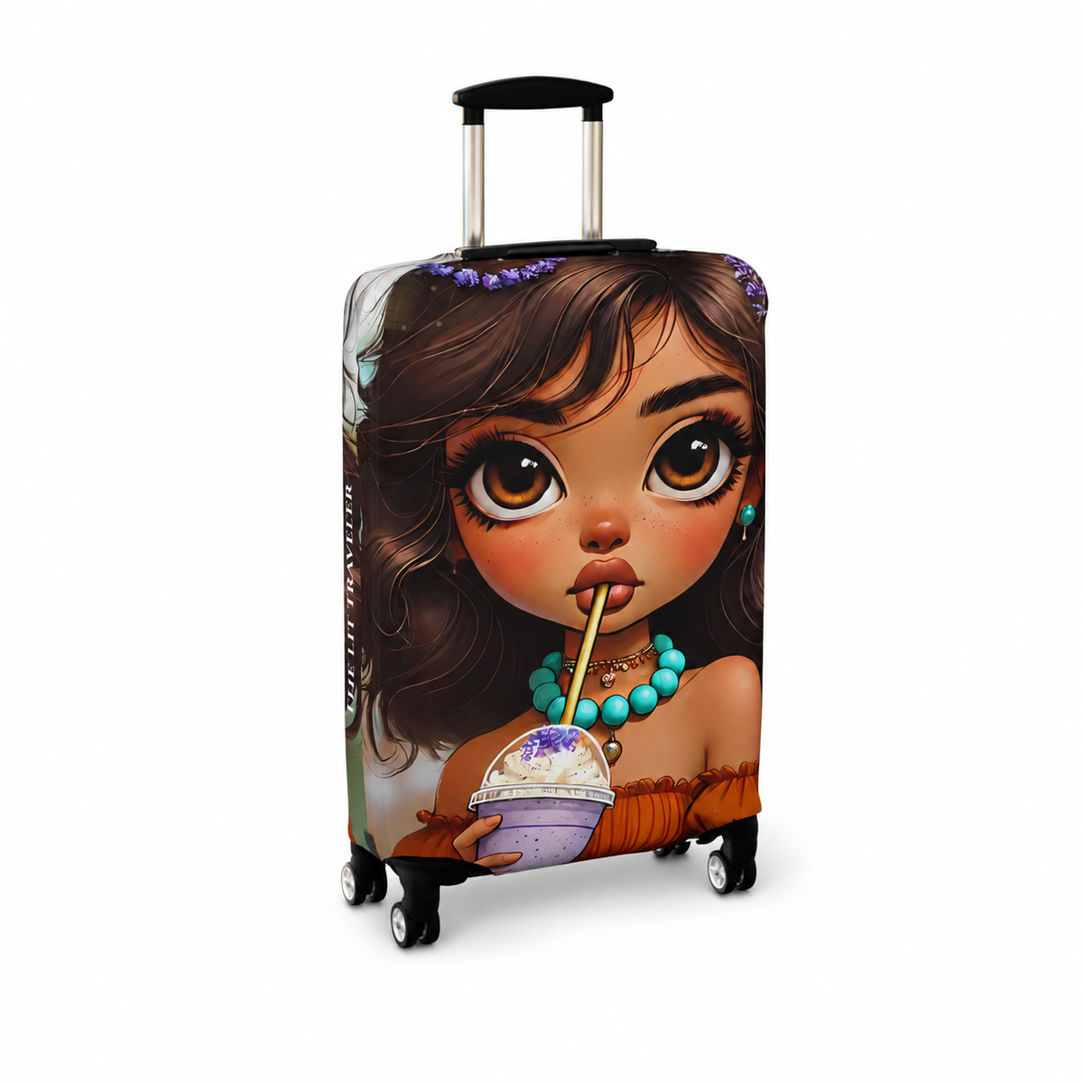 Zara | Lavender Bloom Luggage Cover