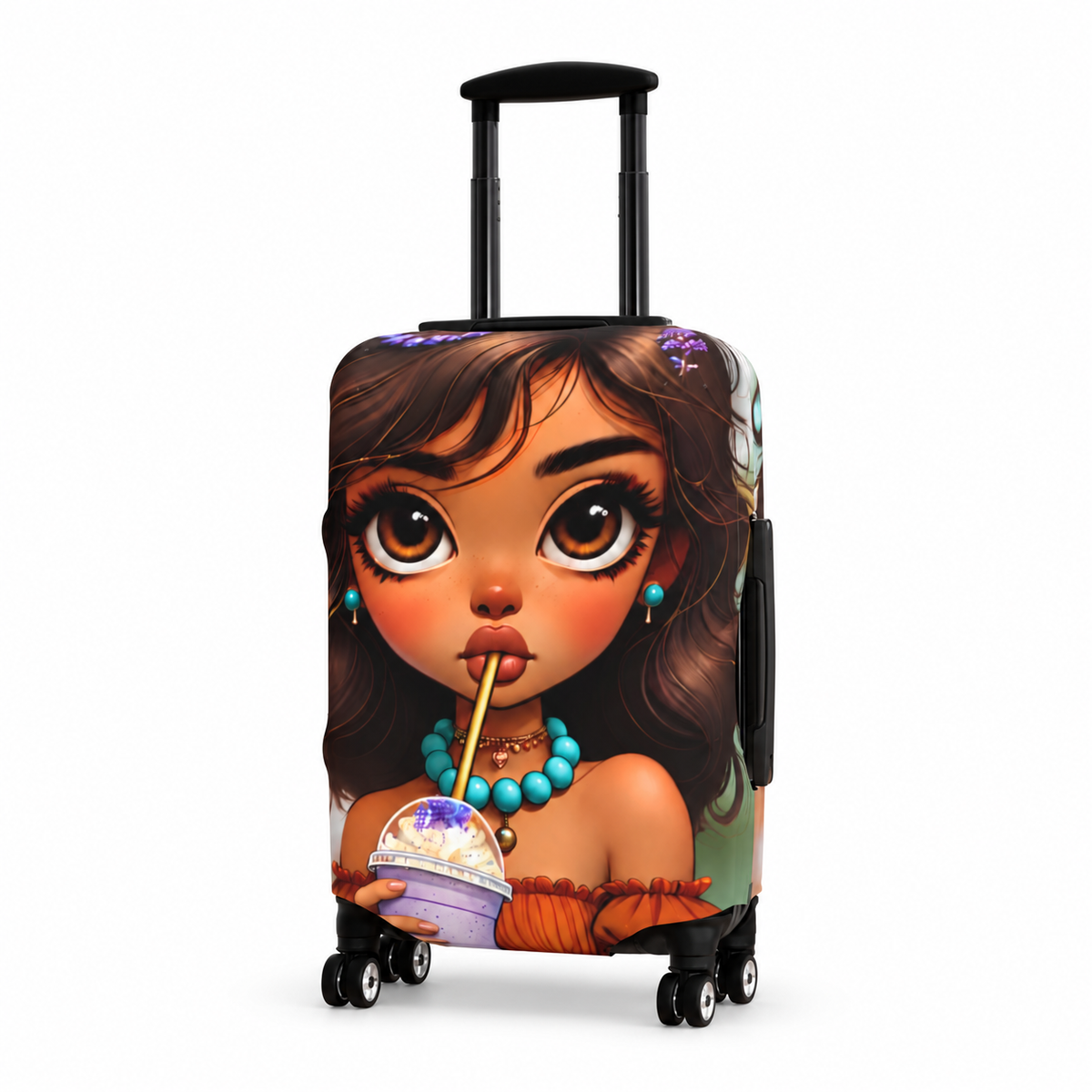 Zara | Lavender Bloom Luggage Cover