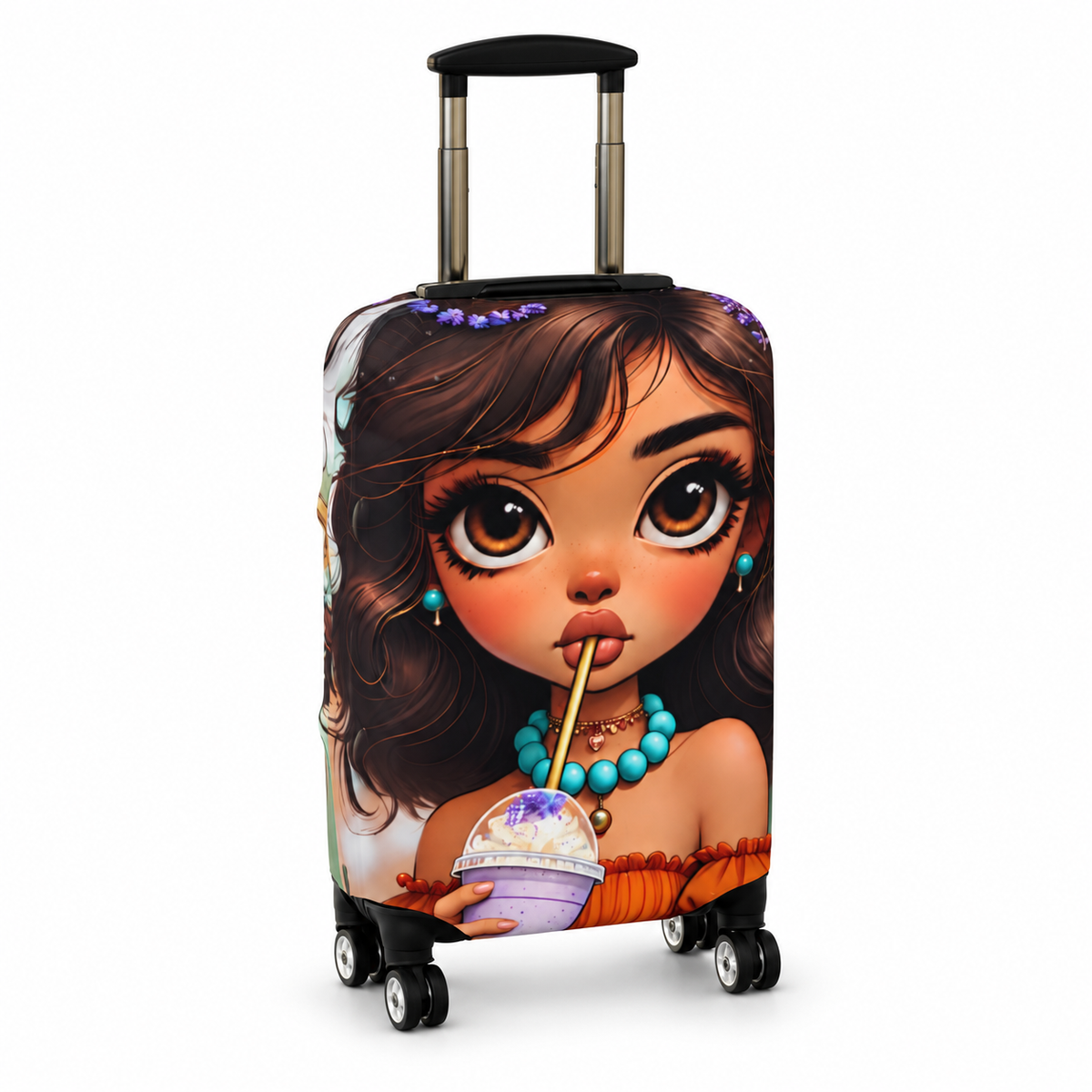 Zara | Lavender Bloom Luggage Cover