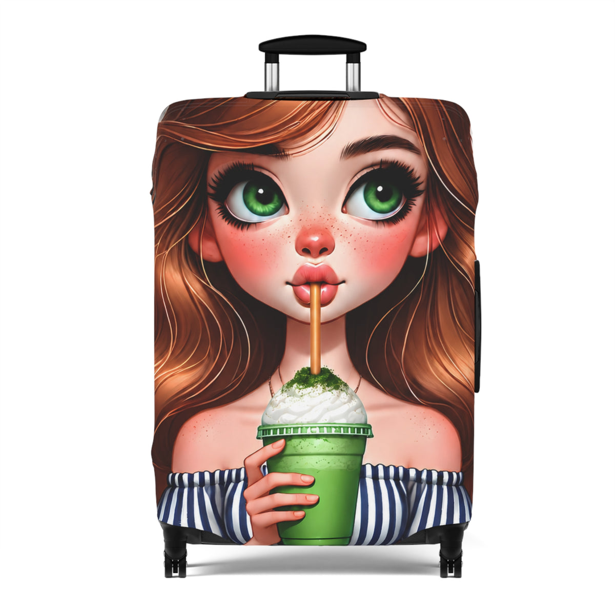 Sienna | Matcha Mood Luggage Cover