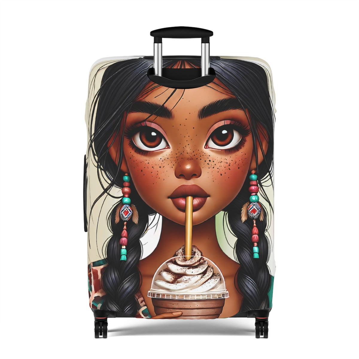 Maya | Mocha Dream Luggage Cover