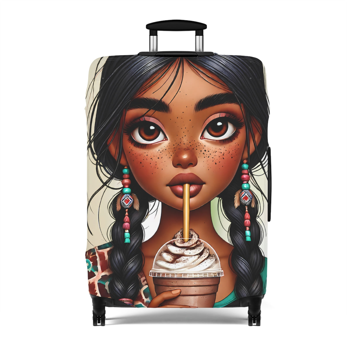 Maya | Mocha Dream Luggage Cover
