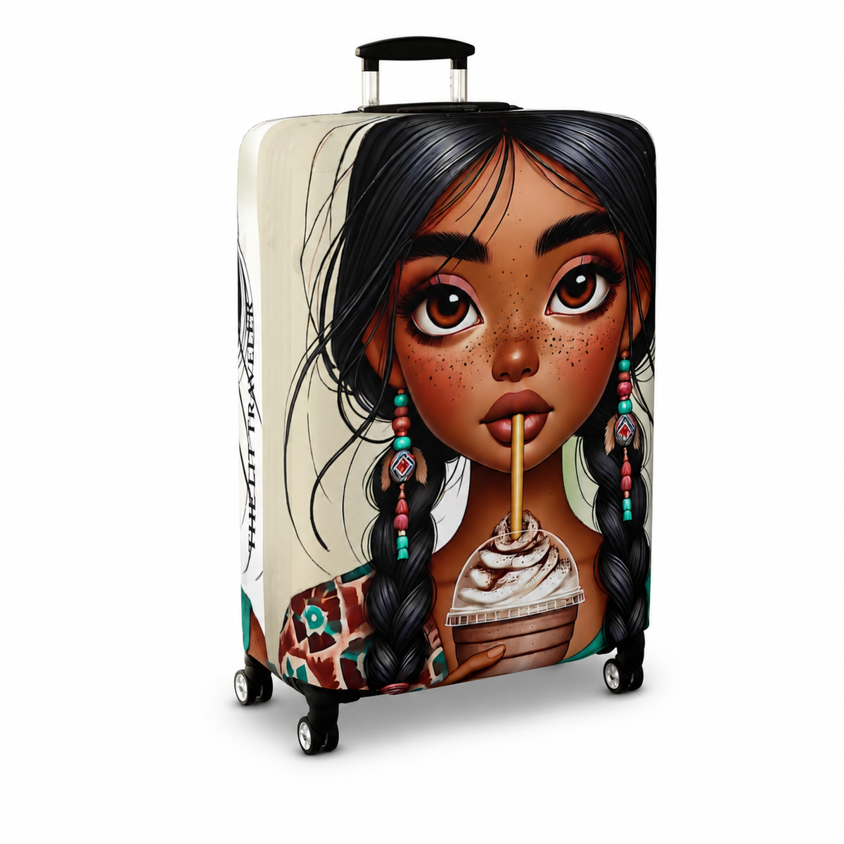 Maya | Mocha Dream Luggage Cover