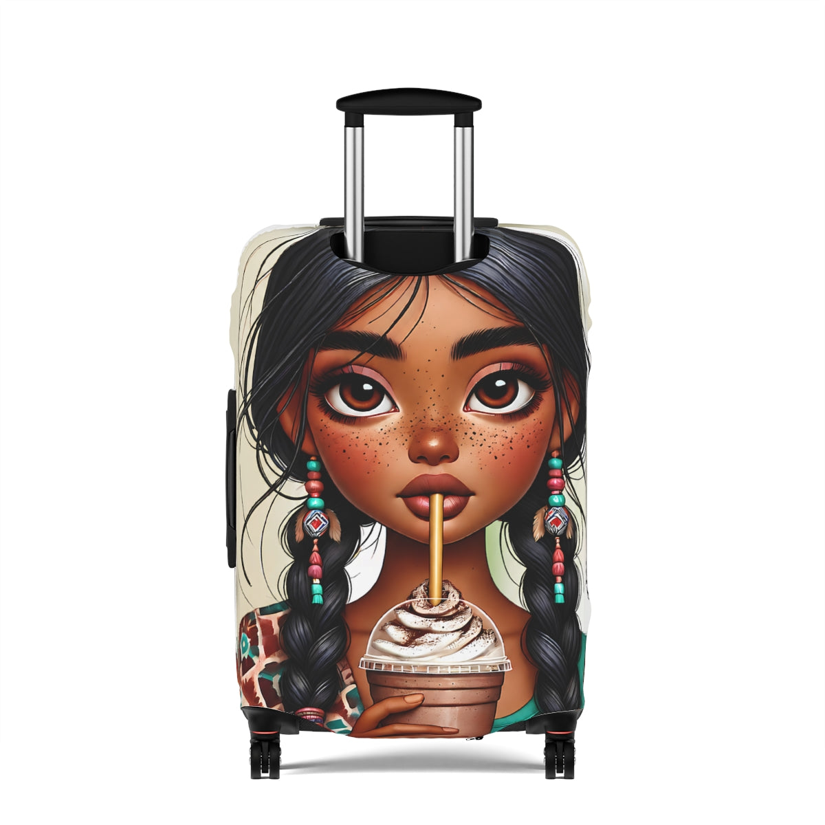 Maya | Mocha Dream Luggage Cover