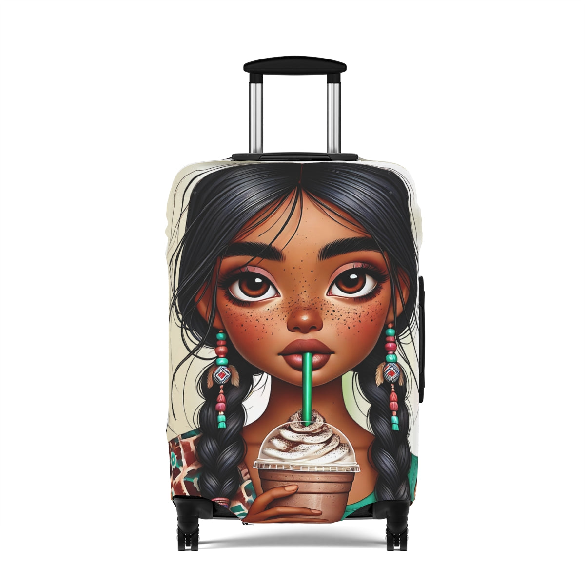 Maya | Mocha Dream Luggage Cover