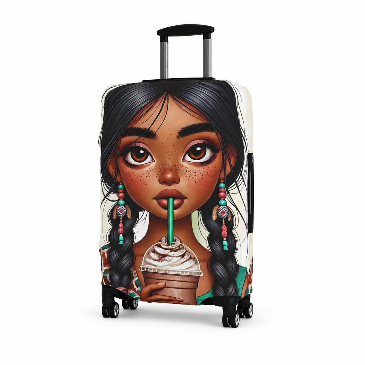 Maya | Mocha Dream Luggage Cover