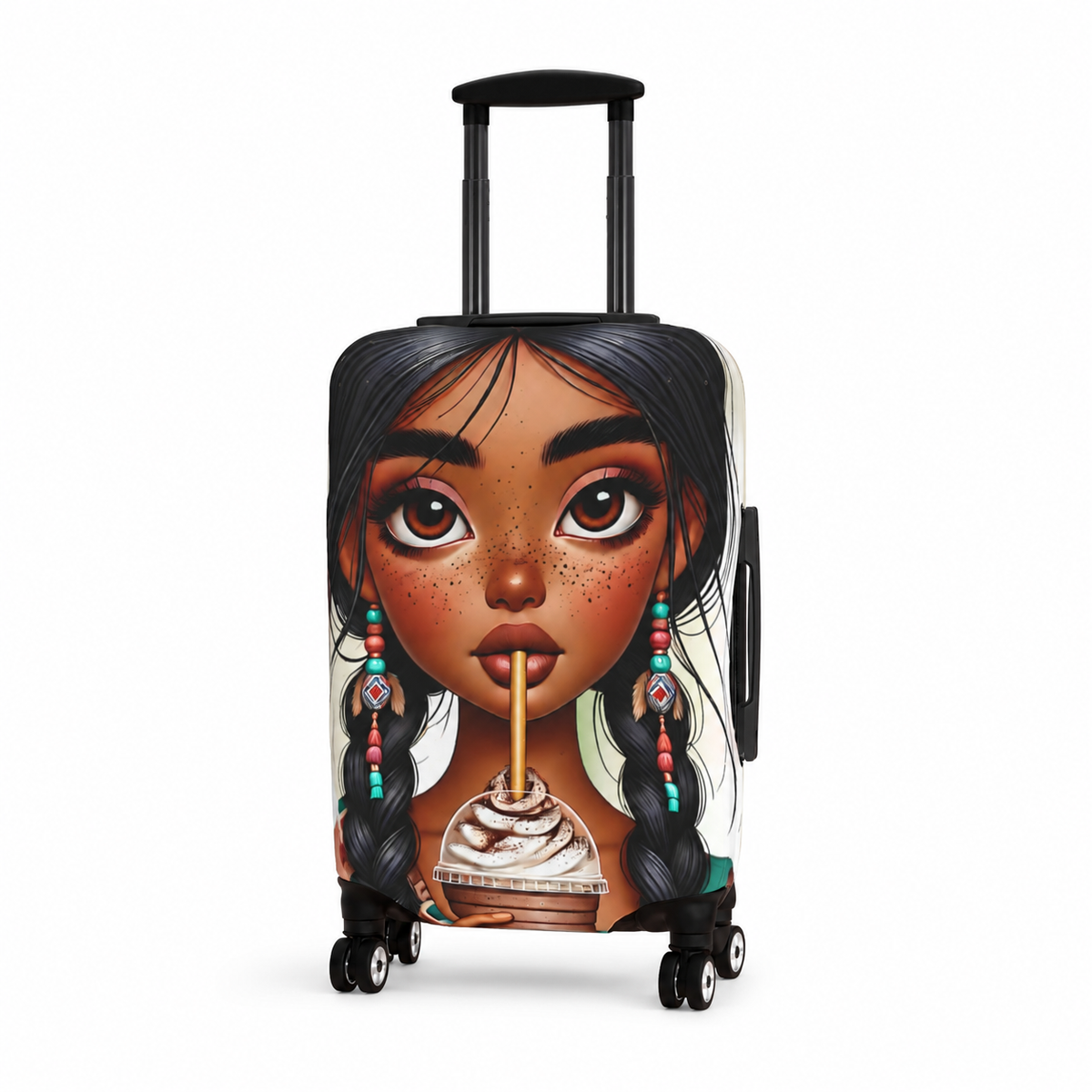 Maya | Mocha Dream Luggage Cover