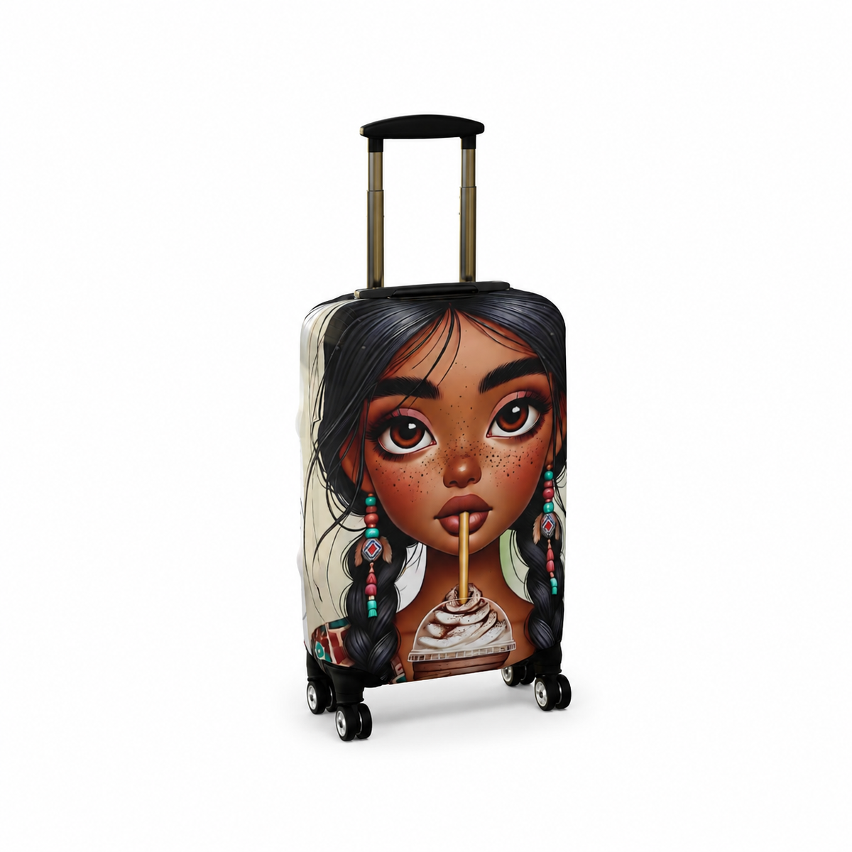 Maya | Mocha Dream Luggage Cover