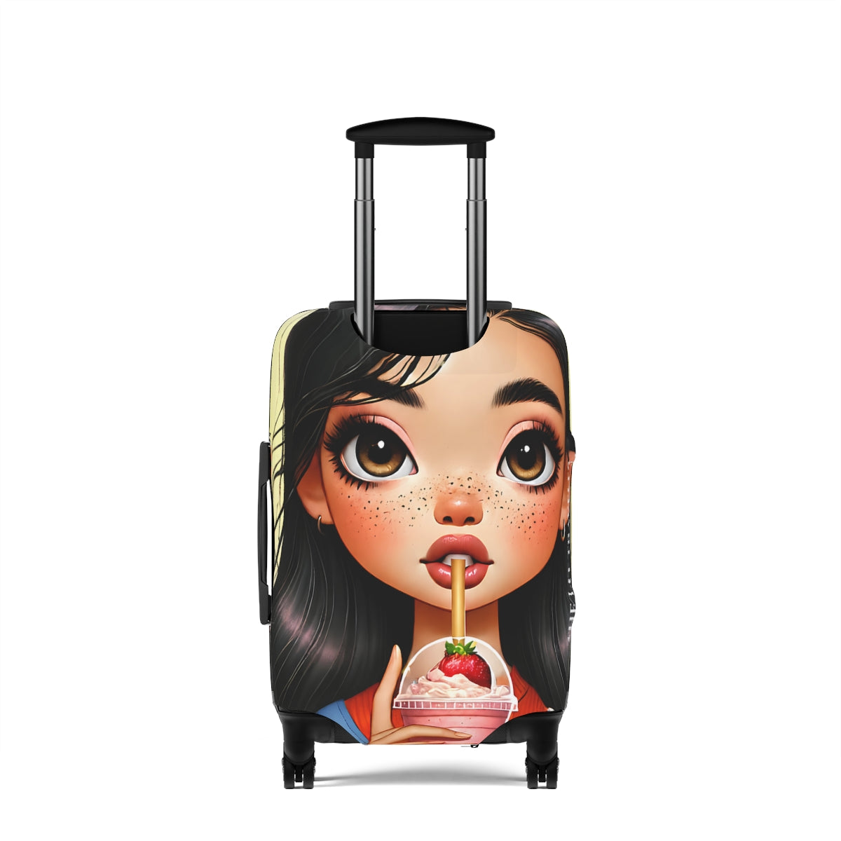 Lena | Strawberry Cream Luggage Cover