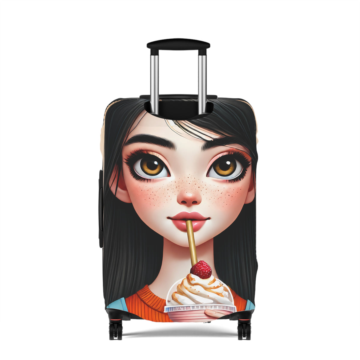 Aria | Strawberry Swirl Luggage Cover