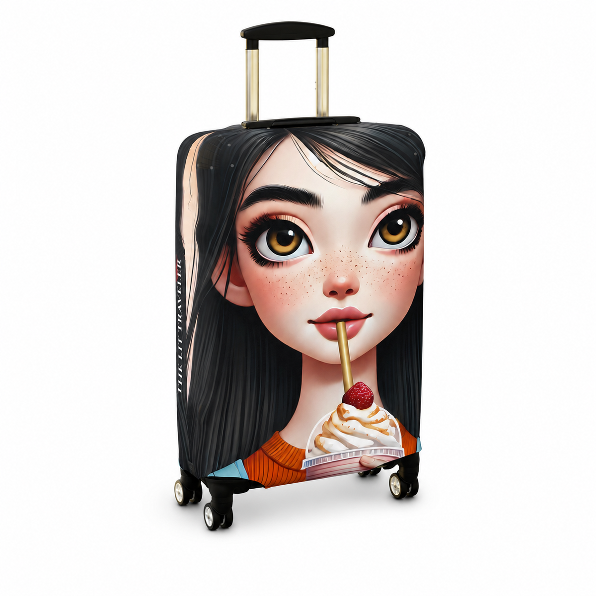 Aria | Strawberry Swirl Luggage Cover