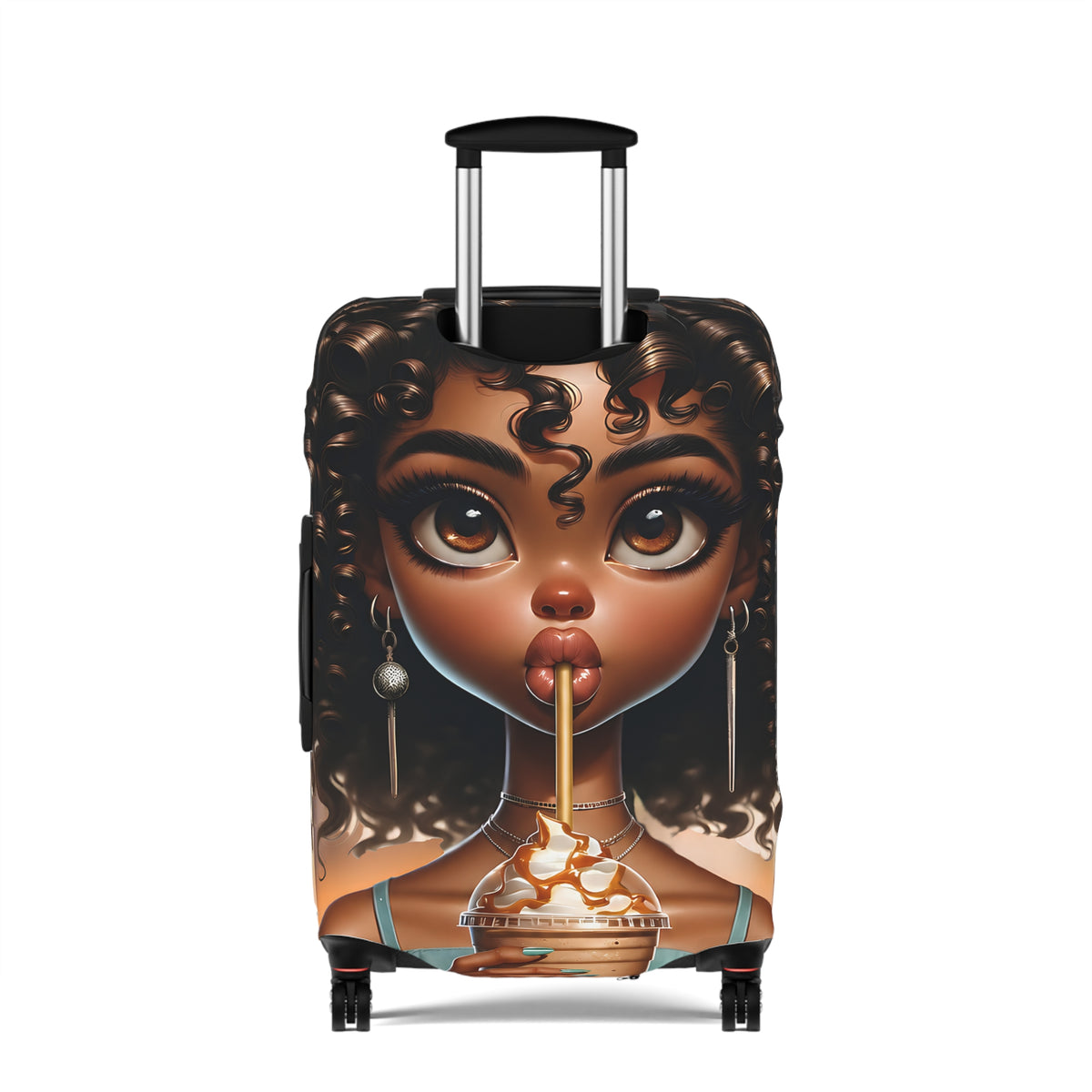 Simone | Sweet Cream Luggage Cover