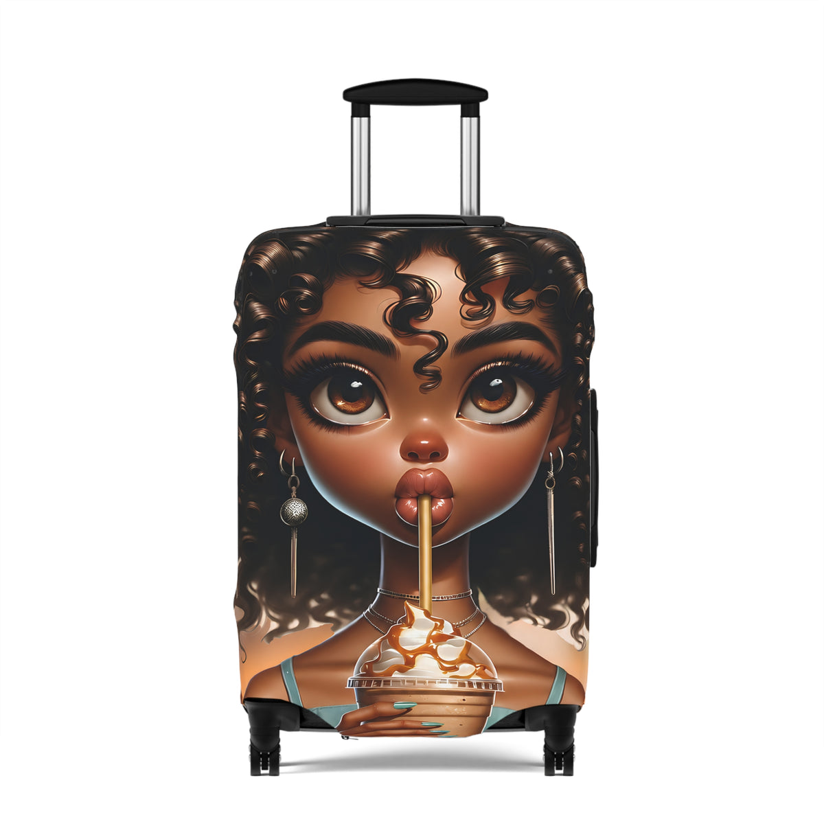 Simone | Sweet Cream Luggage Cover