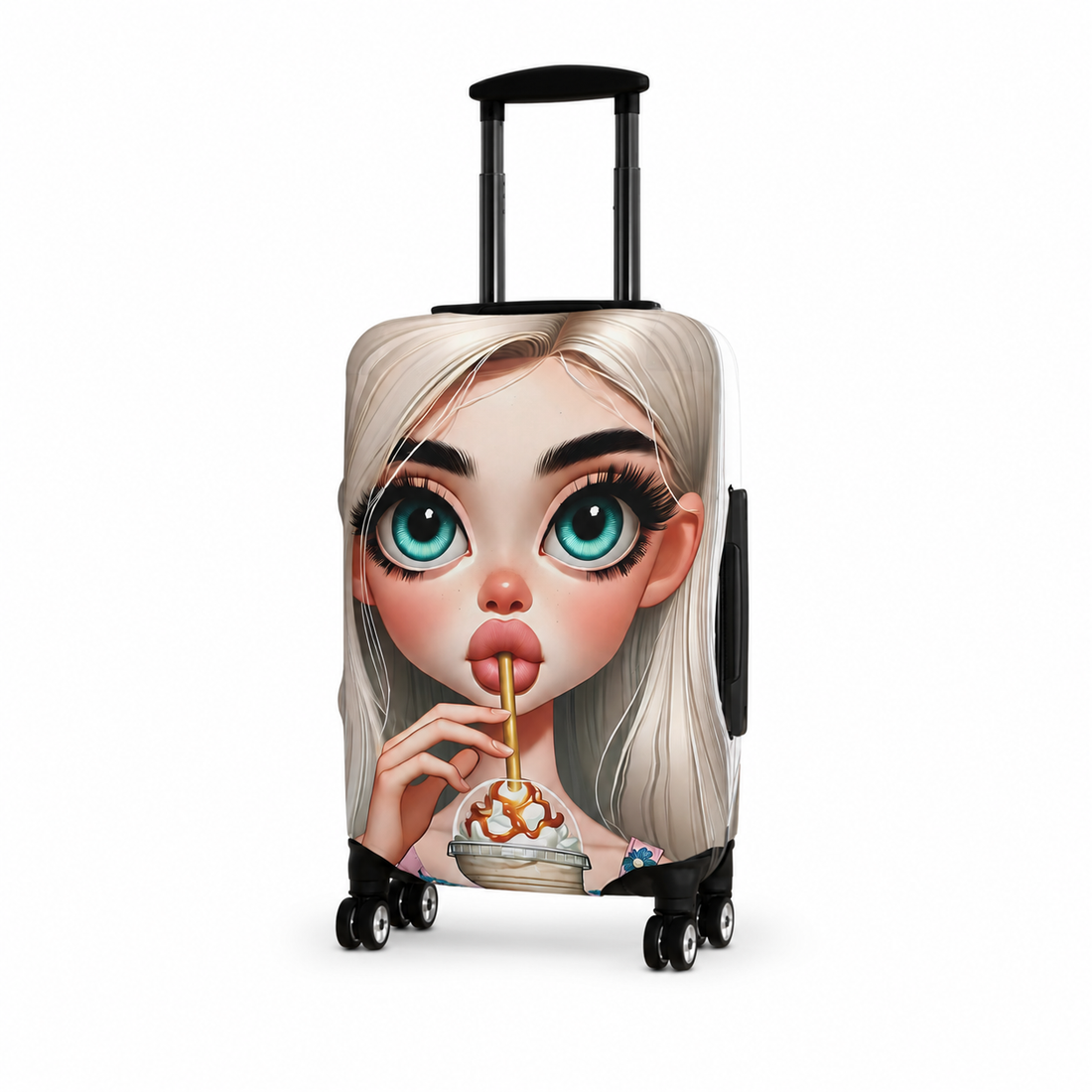 Vanilla Whip Coffee Lover Luggage Cover